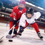 ice hockey sport young kids players